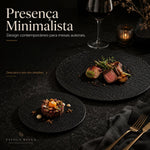 Belluno Nero Collection™ | Minimalismo, Textura & Sofisticação