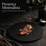 Belluno Nero Collection™ | Minimalismo, Textura & Sofisticação