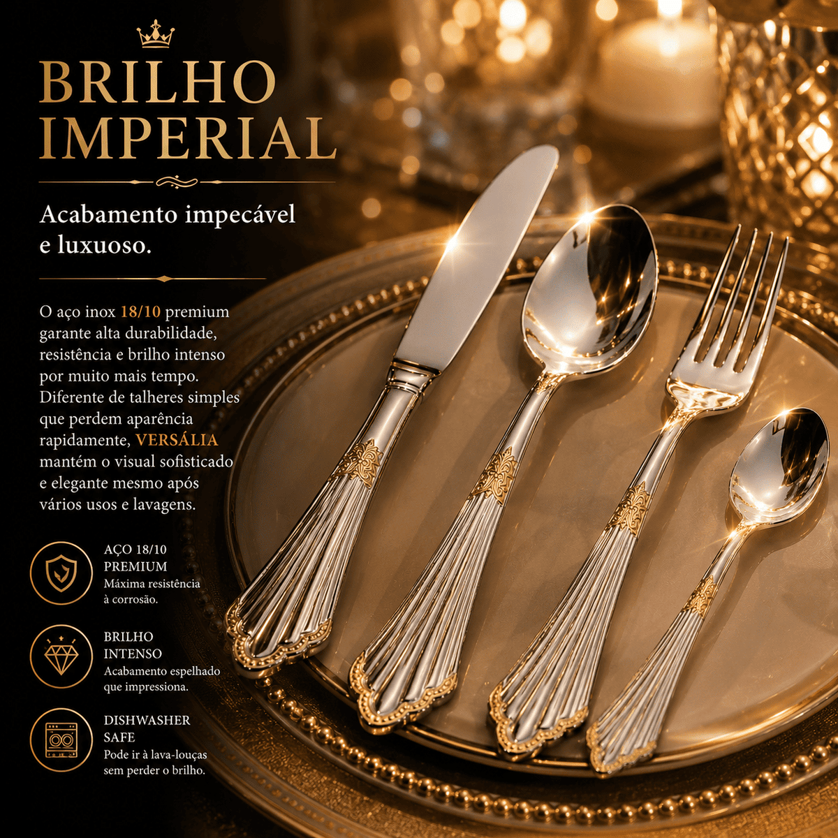 VERSÁLIA – Talheres Premium para Mesa Posta Sofisticada
