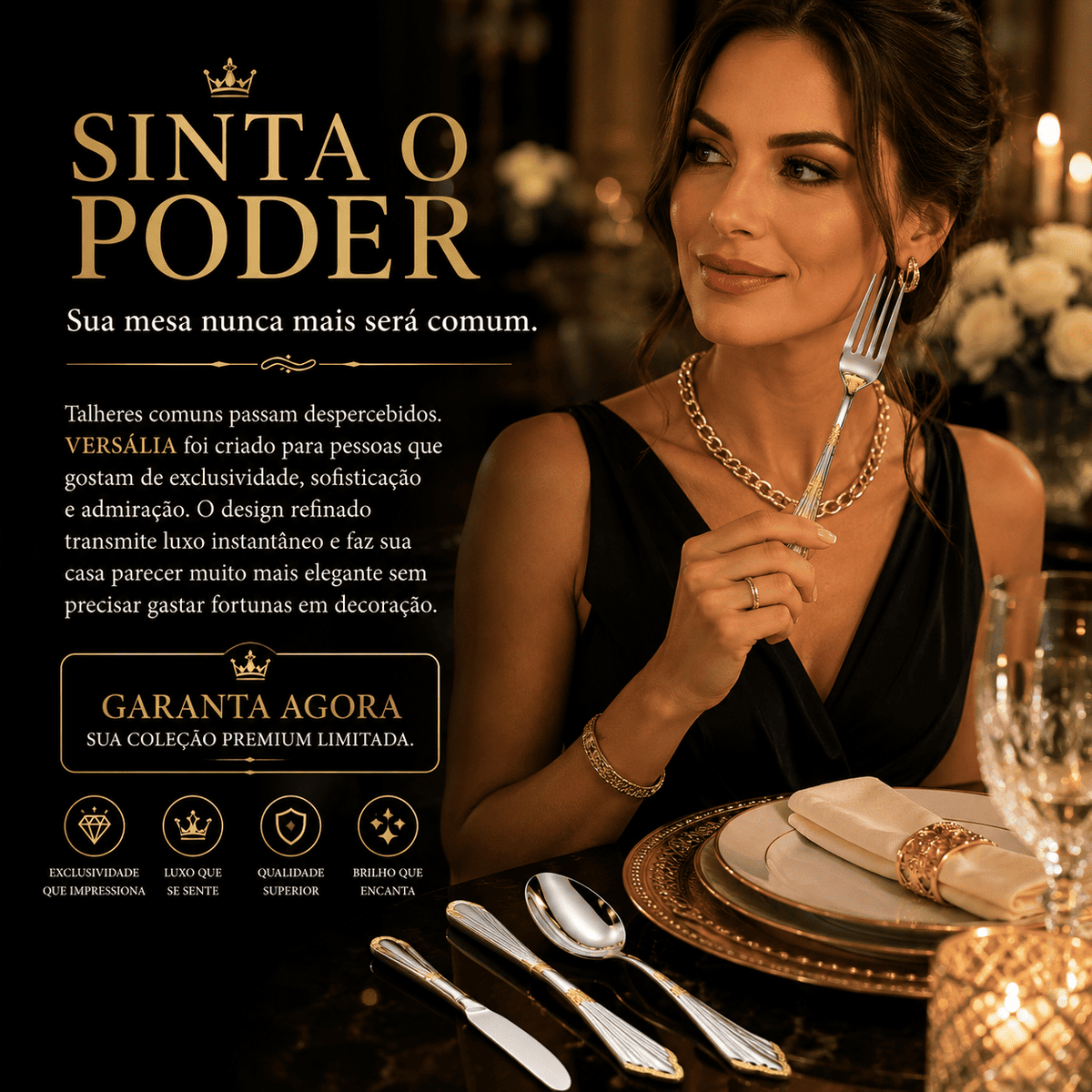 VERSÁLIA – Talheres Premium para Mesa Posta Sofisticada