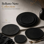 Belluno Nero Collection™ | Minimalismo, Textura & Sofisticação