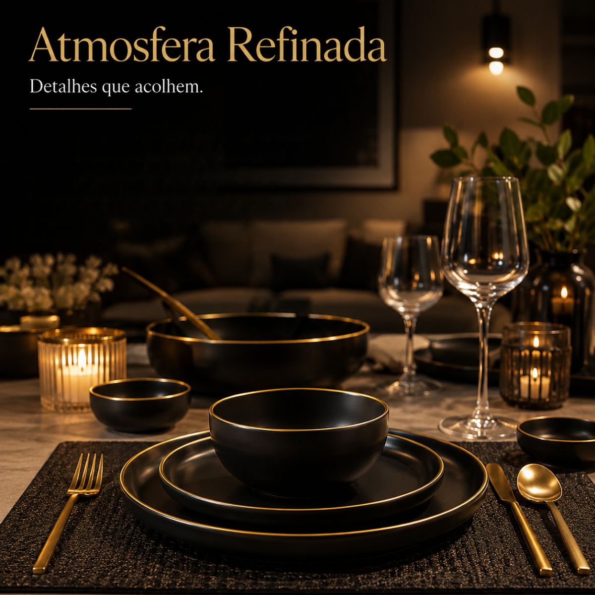 Monarch Noir™ — A arte de transformar refeições em experiências memoráveis.